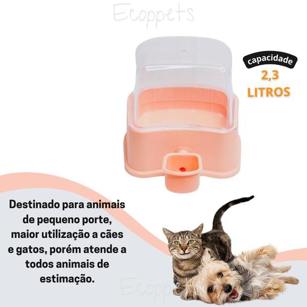 Imagem de Bebedouro Automático Petlon Cães e Gatos Pet Shitzu S/ Molhar + Filtro Refis 4 Unid.