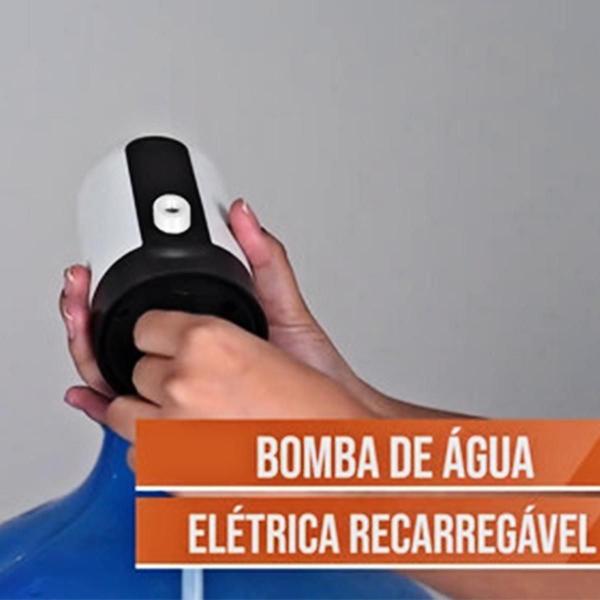 Imagem de Bebedouro Bomba Elétrica Para Galão Água Recarregável