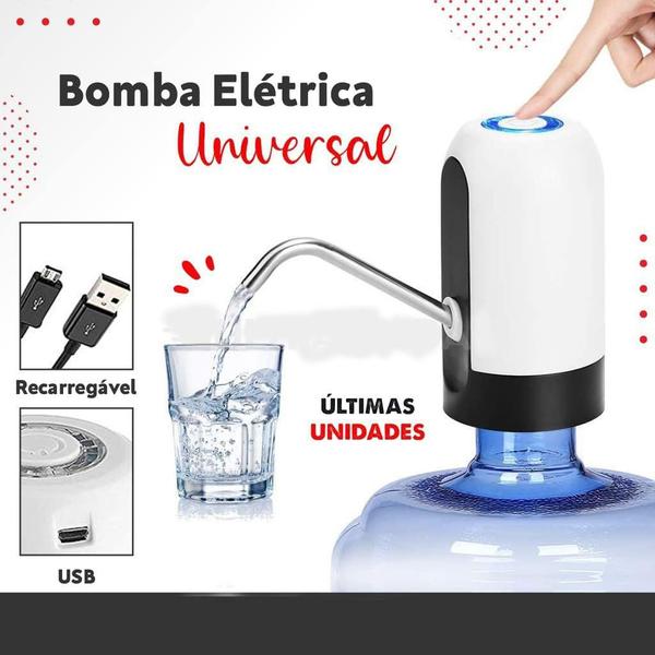 Bebedouro com Bomba Elétrica Recarregável e Eficiente - VALECOM Imagem de Bebedouro com Bomba Elétrica Recarregável e Eficiente