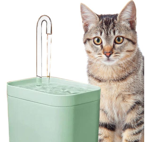 Imagem de Bebedouro Com Filtro P/ Gatos Silencioso Automático Usb 1,5l