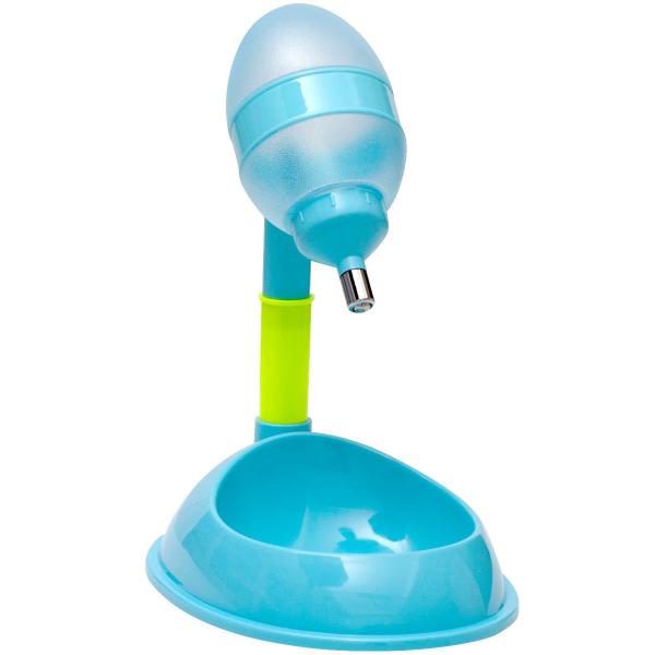 Imagem de Bebedouro De Bilha Dogfly Pet Drink Com Altura Ajustável - AZUL