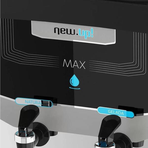 Imagem de Bebedouro De Coluna Refrigerado New Up Max Inox