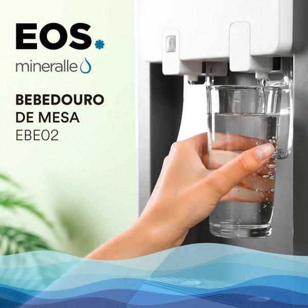Imagem de Bebedouro De Mesa De Água Galão Quente E Frio Eletrônico EBE02QS 220V - EOS