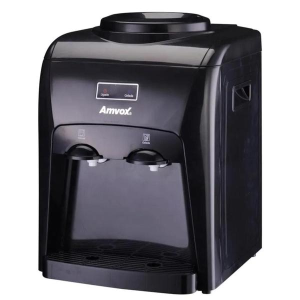Bebedouro Elétrico Refrigerado Água Gelada Garrafão Galão 20 Litros Bivolt Automático Pret...