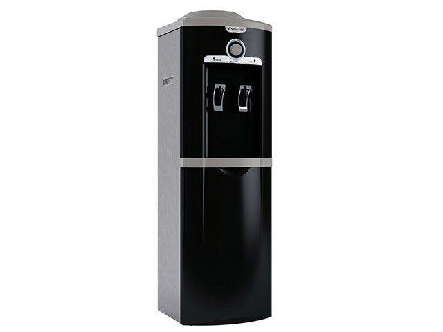Bebedouro Esmaltec Coluna Natural e Frio Preto e Inox 220V EGC35B 0106000240