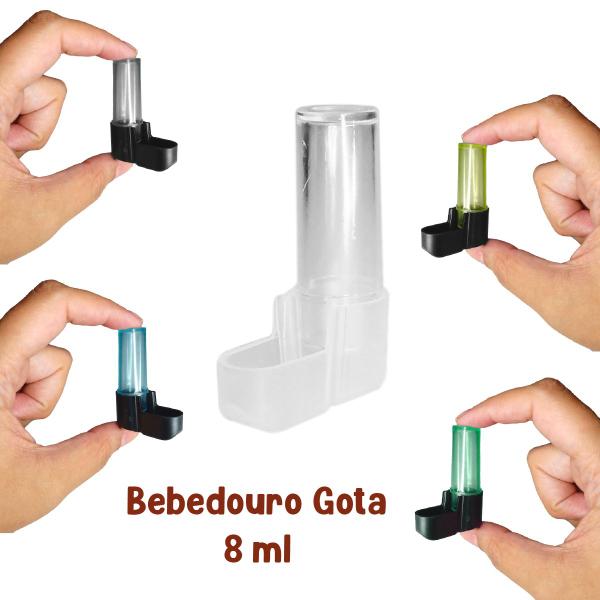 Bebedouro Gota 8ml Torneio Exposição Medicamento Porta Vitamina Malha Fina - Passaros em Geral - Humberald Imagem de Bebedouro Gota 8ml Torneio Exposição Medicamento Porta Vitamina Malha Fina - Passaros em Geral