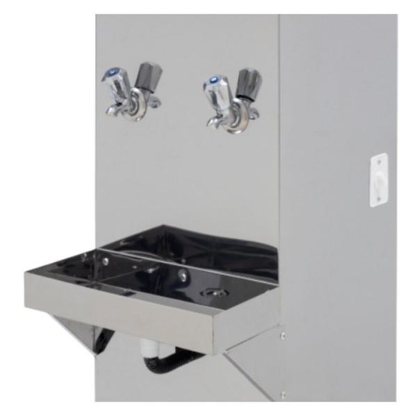 Imagem de Bebedouro Industrial de Coluna 25 Litros Inox Blue Bebedouros BBC25L 127v