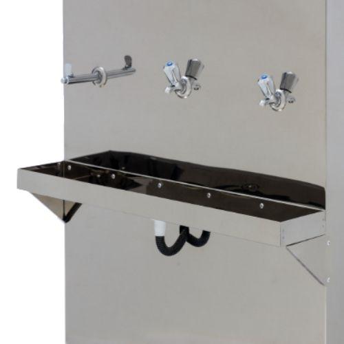 Imagem de Bebedouro Industrial Inox 100L Torneiras e Jato Gelado  Blue