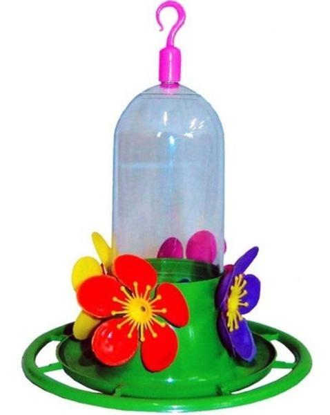 Imagem de Bebedouro Para Beija Flores Colibri 250 Ml Poleiros Bandeja