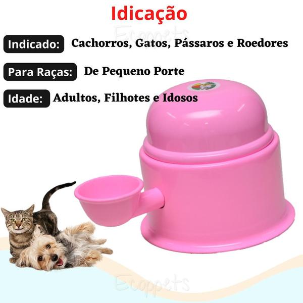 Imagem de Bebedouro  Pet Vida Mansa  Alumínio  700ml Sem Molhar 