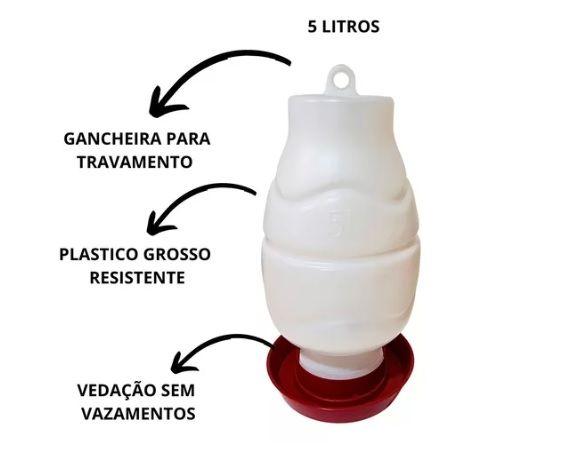 Imagem de Bebedouro plástico automático 5 litros