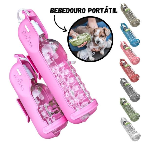 Bebedouro Portátil para Pet Cães Gatos Eco Pet Drinks - Plast Pet Imagem de Bebedouro Portátil para Pet Cães Gatos Eco Pet Drinks