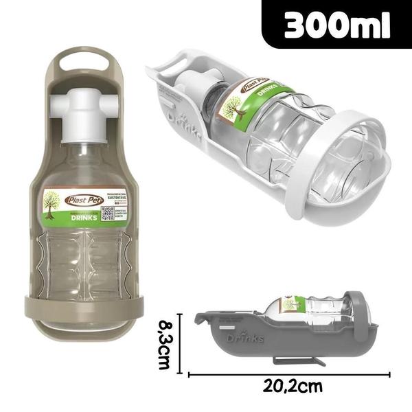 Bebedouro Portátil Pet Eco Pet Drinks 300Ml - ul - Plast Pet Imagem de Bebedouro Portátil Pet Eco Pet Drinks 300Ml - ul