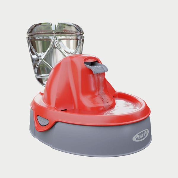 Bebedouro+purif.light vermelho - Plast Pet Imagem de Bebedouro+purif.light vermelho - Plast Pet