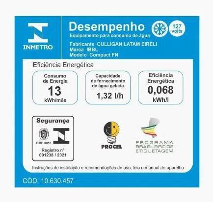 Imagem de Bebedouro Refrig. Compact Branco - IBBL - 127V