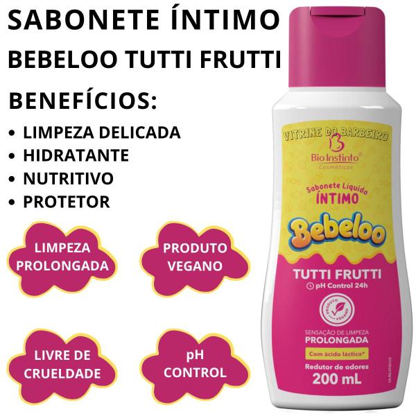 Imagem de Bebeloo Tutti Frutti Com Sensação De Maciez Sabonete Íntimo!