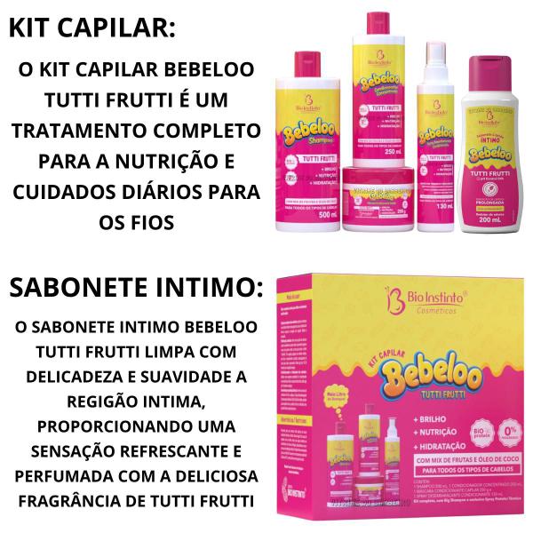 Imagem de Bebeloo Tutti Frutti Sabonete Líquido Intimo + Kit Capilar!!