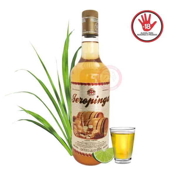 Imagem de Bebida Alcoólica Cachaça Jeropinga 880 Ml Pinga Original