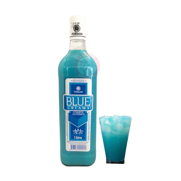 Imagem de Bebida Alcoólica Pinga Azul Cremoso Licor Original