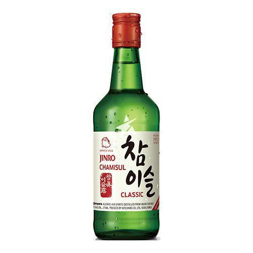 Imagem de Bebida coreana soju 20,1% alc original jinro chamisul 360ml