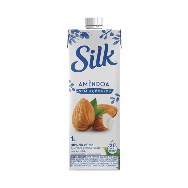 Imagem de Bebida de Amêndoa Original Sem Açúcar Silk 1L