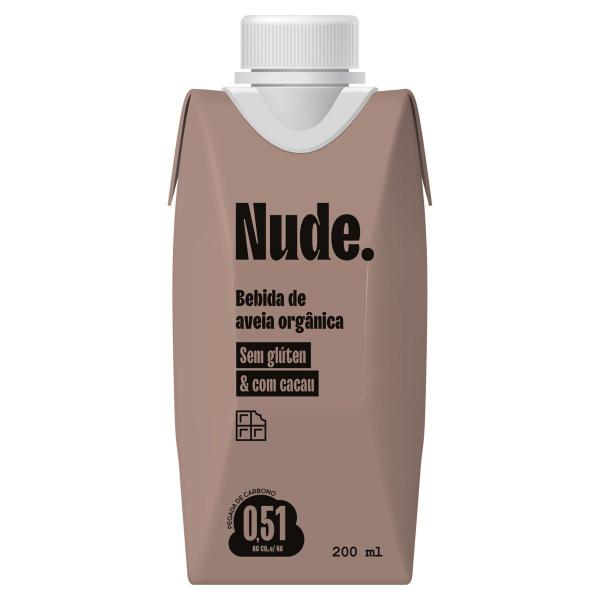 Bebida de Aveia Cacau Orgânica NUDE 200ml Imagem de Bebida de Aveia Cacau Orgânica NUDE 200ml