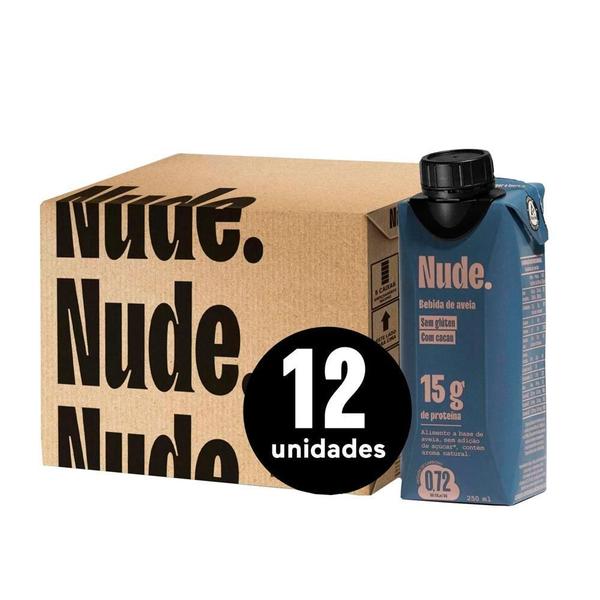 Imagem de Bebida De Aveia Proteica Sabor Cacau Nude (Cx C/12 Uni De 2