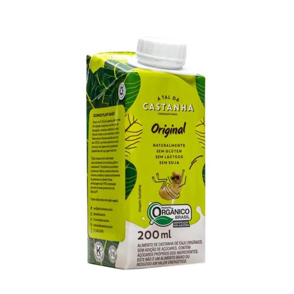 Imagem de Bebida De Castanha De Caju A Tal Da Castanha 200Ml 12Un