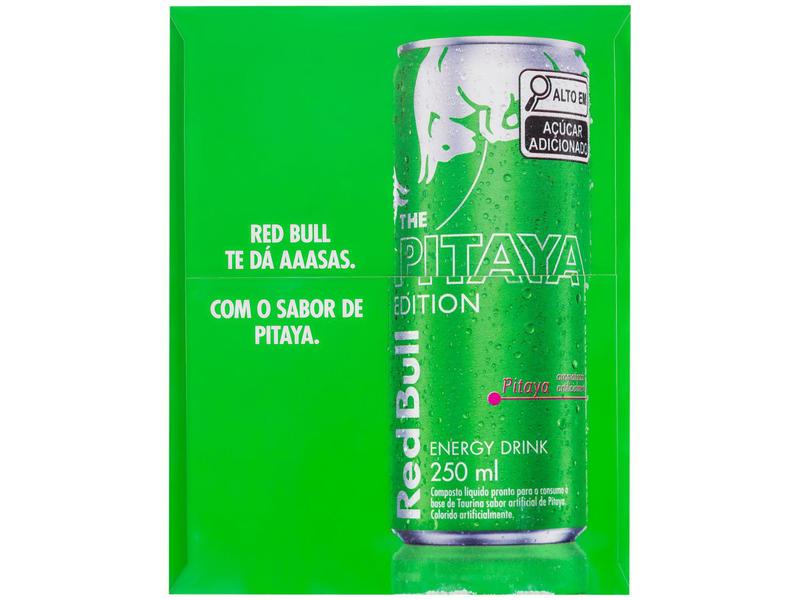 Bebida Energética Red Bull Pitaya - 250ml 4 Unidades Imagem de Bebida Energética Red Bull Pitaya