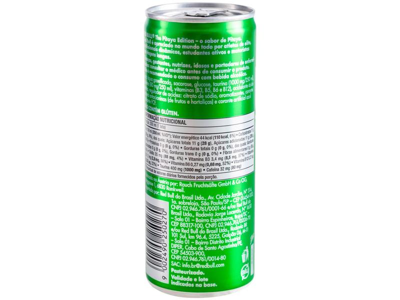 Bebida Energética Red Bull Pitaya - 250ml 4 Unidades Imagem de Bebida Energética Red Bull Pitaya