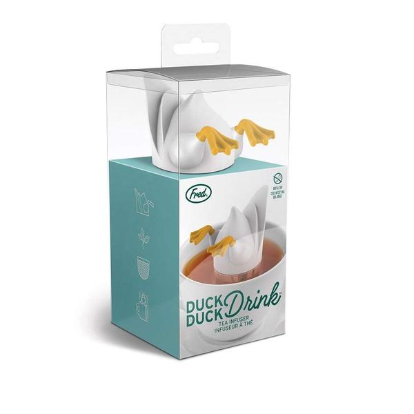 Imagem de Bebida genuína de infusor de chá Fred Duck para Loose Leaf White