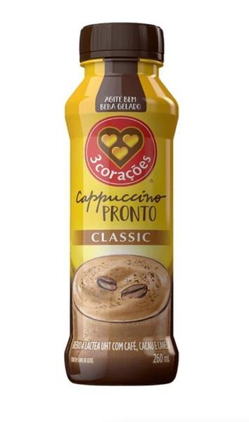 Bebida Lact 3C Cappuccino Classic Pet 6X260Ml - Tres Coracoes Imagem de Bebida Lact 3C Cappuccino Classic Pet 6X260Ml