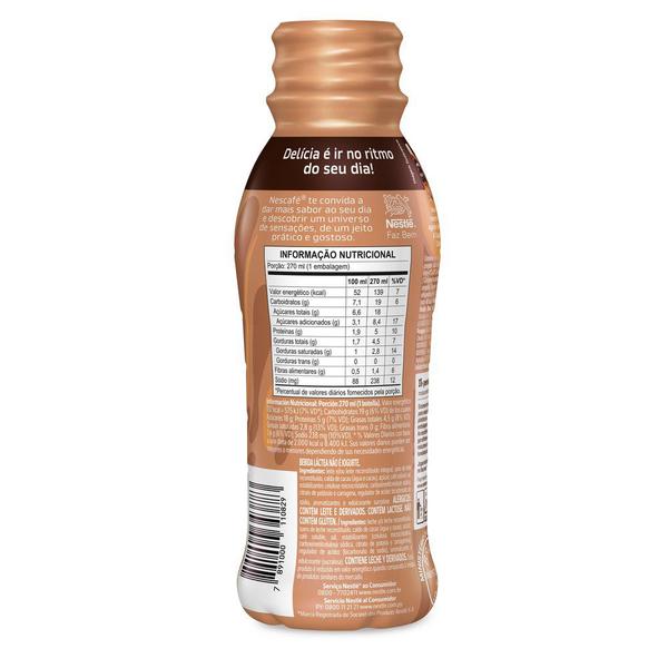 Bebida Láctea Nescafé Cappuccino Clássico 270Ml Imagem de Bebida Láctea Nescafé Cappuccino Clássico 270Ml