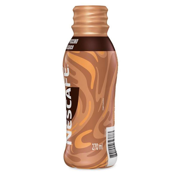 Bebida Láctea Nescafé Cappuccino Clássico 270Ml Imagem de Bebida Láctea Nescafé Cappuccino Clássico 270Ml