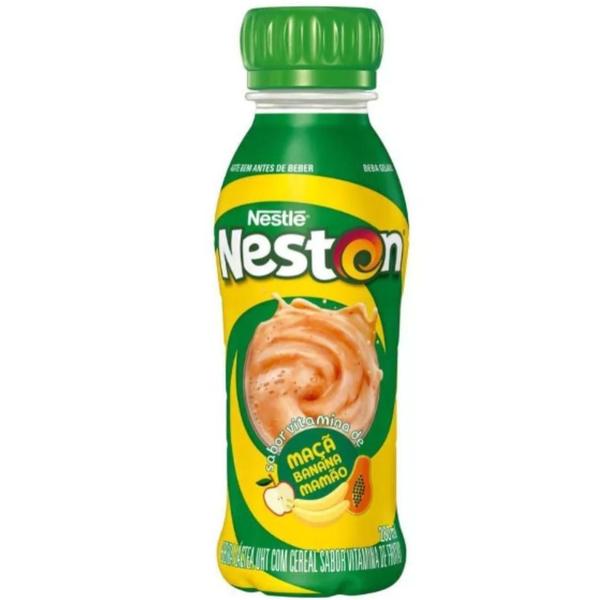 Bebida Láctea Neston Maçã, Banana E Mamão 280Ml 6 Unidades - Nestle Imagem de Bebida Láctea Neston Maçã, Banana E Mamão 280Ml 6 Unidades