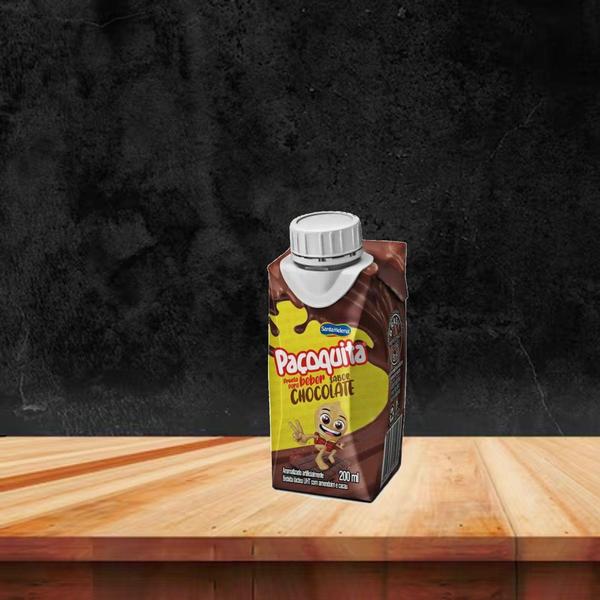 Bebida Láctea PAÇOQUITA Chocolate 200ml - Santa Helena Imagem de Bebida Láctea PAÇOQUITA Chocolate 200ml - Santa Helena