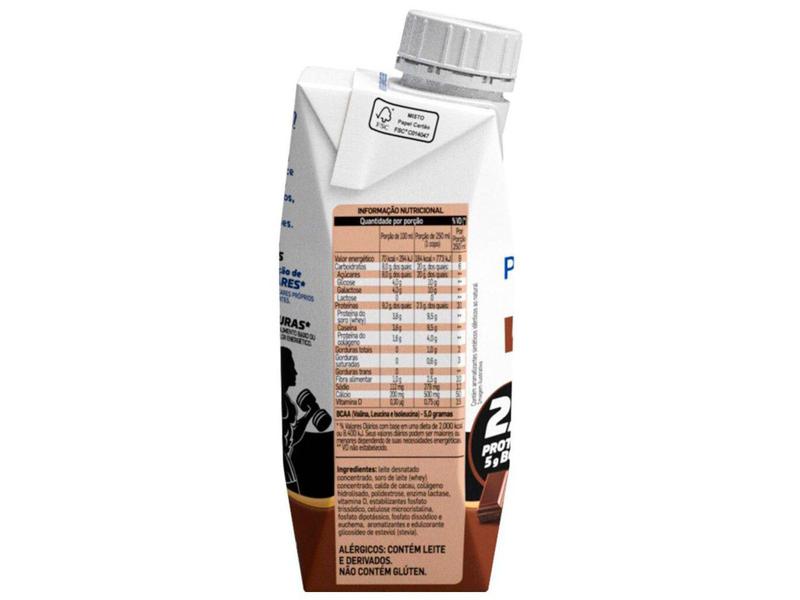 Imagem de Bebida Láctea Piracanjuba Whey Cacau Zero Lactose - 250ml