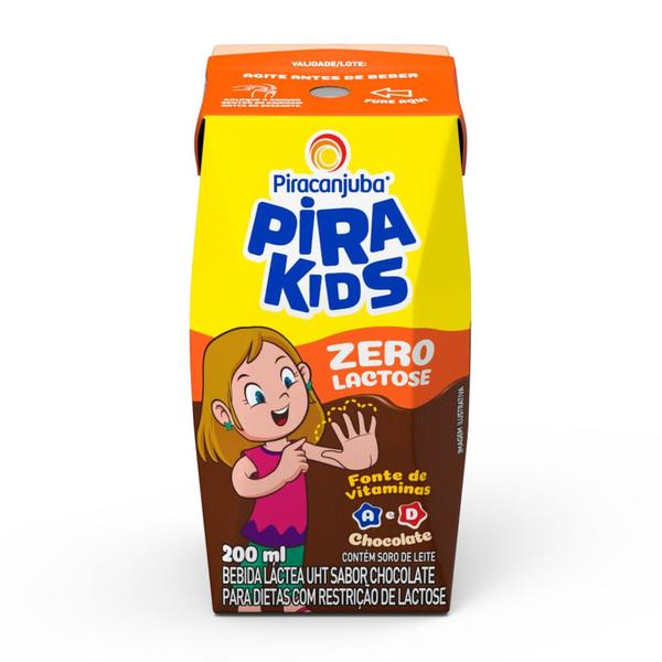 Imagem de Bebida Láctea Piracanjuba Zero Lactose Sabor Chocolate 200ml