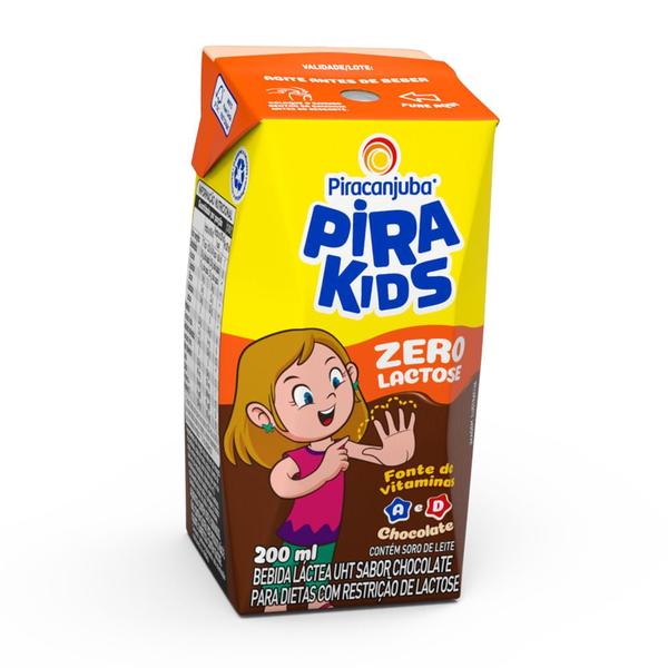 Bebida Láctea Piracanjuba Zero Lactose Sabor Chocolate 200ml Imagem de Bebida Láctea Piracanjuba Zero Lactose Sabor Chocolate 200ml