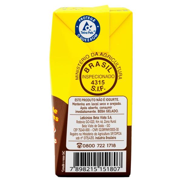 Bebida Láctea Pirakids School Sabor Chocolate 200ml - Piracanjuba Imagem de Bebida Láctea Pirakids School Sabor Chocolate 200ml