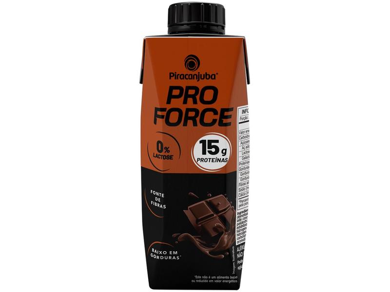 Imagem de Bebida Láctea UHT com 15g de Proteína Piracanjuba ProForce 15g Chocolate Zero Lactose 250ml