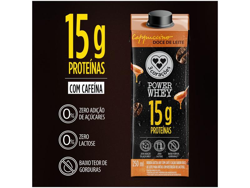 Imagem de Bebida Láctea UHT com 15g de Proteínas 3 Corações