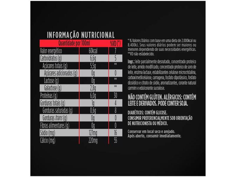 Bebida Láctea UHT com 15g de Proteínas YoPRO - Morango Sem Lactose Zero Açúcar 250ml Imagem de Bebida Láctea UHT com 15g de Proteínas YoPRO - Morango Sem Lactose Zero Açúcar 250ml