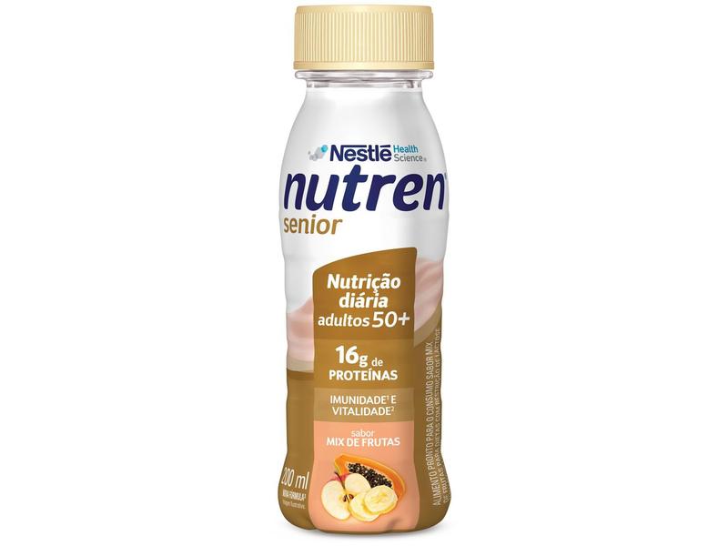 Imagem de Bebida Láctea UHT Nestlé Nutren Senior Mix de Frutas Zero Lactose 200ml 6 Unidades