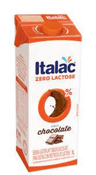 Bebida lactea uht sabor chocolate zero lactose 1l - ITALAC Imagem de Bebida lactea uht sabor chocolate zero lactose 1l - ITALAC
