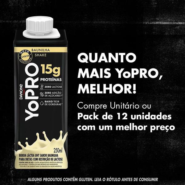 Imagem de Bebida Láctea UHT Yopro Baunilha 15g de Proteínas 250ml