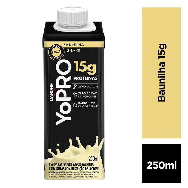 Bebida Láctea UHT Yopro Baunilha 15g de Proteínas 250ml Imagem de Bebida Láctea UHT Yopro Baunilha 15g de Proteínas 250ml