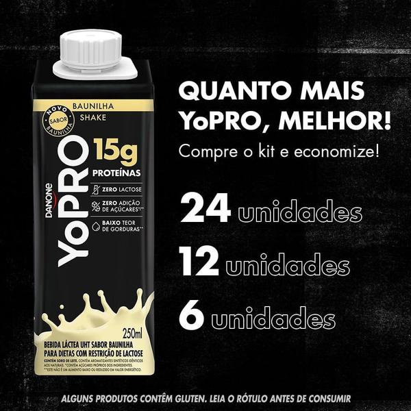 Imagem de Bebida Láctea UHT Yopro Baunilha 15g de Proteínas 250ml