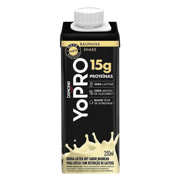 Bebida Láctea UHT Yopro Baunilha 15g de Proteínas 250ml Imagem de Bebida Láctea UHT Yopro Baunilha 15g de Proteínas 250ml