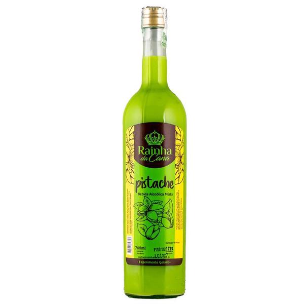 Bebida mista de cachaça rainha da cana pistache 700ml Imagem de Bebida mista de cachaça rainha da cana pistache 700ml